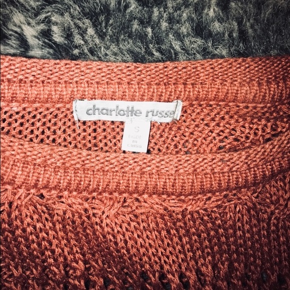 Dark orange see through pancho/shirt - Picture 5 of 5